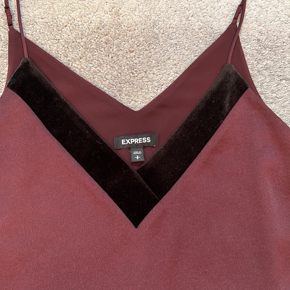 Express maroon camisole blouse - Picture 3 of 5